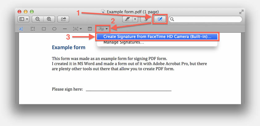 Mac Os X Sign Adobe Pdf Documents
